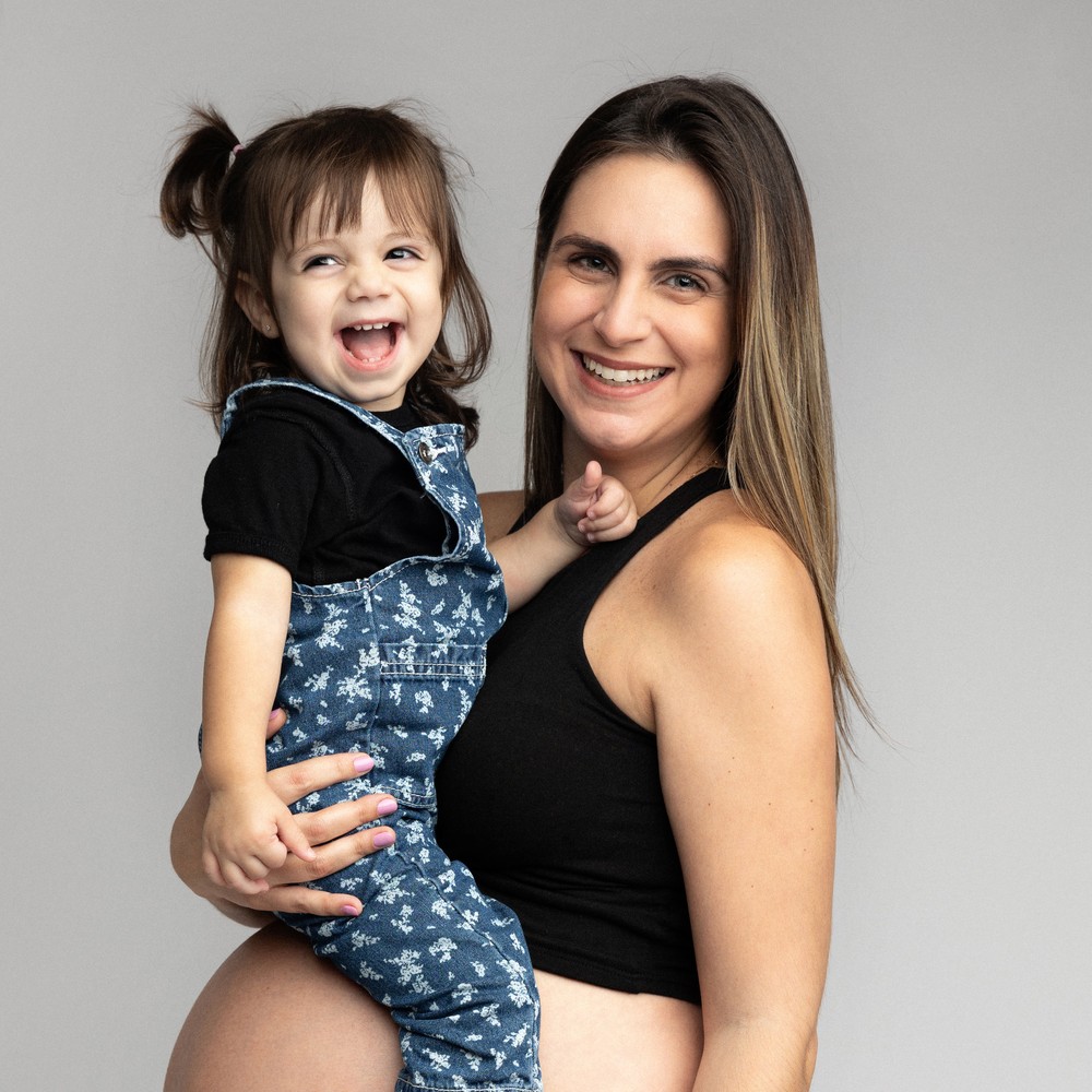 Luiza with her daughter
